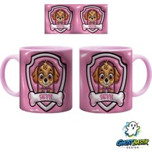 Ghostbastır Design Paw Patrol Skye Kupa Bardak | Tek Adet K0797