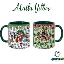 Ghostbastır Design Walt Disney Noel | Yılbaşı Kupa Bardak | Tek Adet K0846