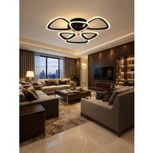 Markatech MS39005-3+3 Siyah 6'lı 3 Renk LED Plafonyer Avize