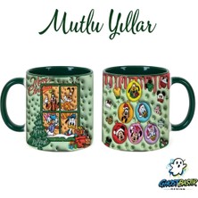 Ghostbastır Design Walt Disney Noel | Yılbaşı Kupa Bardak | Tek Adet K0848