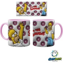 Ghostbastır Design The Simpsons Kupa Bardak | Tek Adet K0843