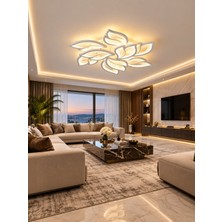 Markatech MS52005-9 Beyaz 9'lu 3 Renk LED Plafonyer Avize