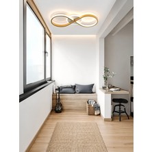 Markatech Belda Mimari Tasarım Modern Plafonyer 3 Renk Ledli Avize