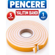 Alıç Pencere Bandı 5 Metre Kendinden Yapışkanlı Isı Yalıtım Süngeri Soğuk Hava Önleyici Pencere Fitili