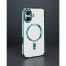 TeknoKapsül Apple Iphone 16 Kılıf Kross Magneticsafe Kapak - Turkuaz
