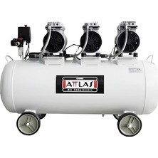 Attlas Sc 30100 J 100 Lt Sessiz Monofaze Hava Kompresörü 3 Hp