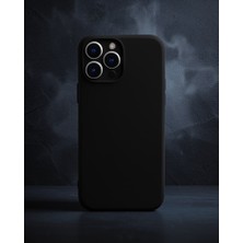 TeknoKapsül Apple Iphone 13 Pro Max Kılıf Nano Içi Kadife Silikon - Siyah