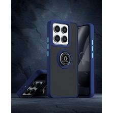 TeknoKapsül Xiaomi Mi 15 Pro Kılıf Montreal Yüzüklü Silikon Kapak - Lacivert