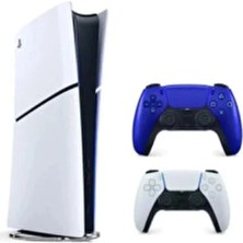 Sony Playstation 5 Slim Digital 825 GB + 2. Cobalt Mavi Dualsense Ithalatçı Garantili