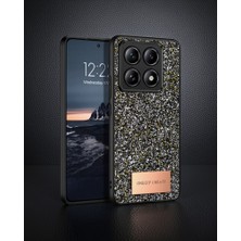 TeknoKapsül Onegif Xiaomi Mi 14T Pro Bright Simli Kapak - Gümüş