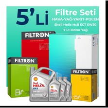Filtron  Isuzu D-Max 1.9 Filtre Bakım Seti Shell Motor Yağlı (2017-2023) 5 Li