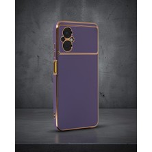 TeknoKapsül Xiaomi Poco M5 Kılıf Volet Silikon - Mor
