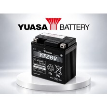 Yuasa 12V 7 Ah Motosiklet Aküsü (Dik) (YTZ8V)