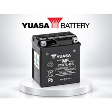 Yuasa 12V 6.3 Ah (Dik) Motosiklet Aküsü (YTX7L)