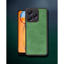 TeknoKapsül Realme Note 50 4g Kılıf Aras Deri Kapak - Koyu Yeşil