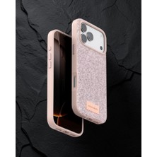 TeknoKapsül Onegif Apple Iphone 17 Pro Bright Simli Kapak - Pembe