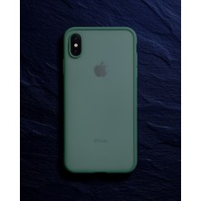TeknoKapsül Apple Iphone Xs Max Kılıf Montreal Silikon Kapak - Yeşil