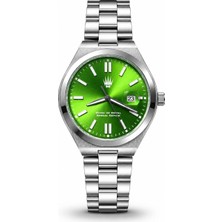 Watch of Royal Ocean Silver Green Kol Saati