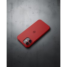 Soontech Apple Iphone 12 Metal Kamera Lens Koruma Cam - Kırmızı