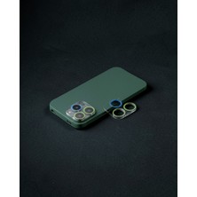 Soontech Apple Iphone 13 Pro Max Renkli Kamera Lens Koruma Cam - Yeşil-Sarı