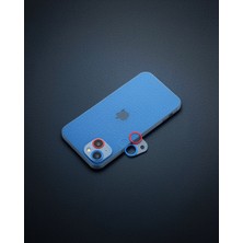Soontech Apple Iphone 13 Mini Renkli Kamera Lens Koruma Cam - Pembe-Mavi