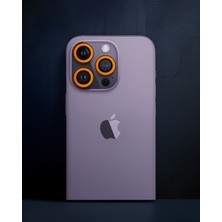 Soontech Apple Iphone 12 Pro Neon Fosforlu Kamera Lens - Sarı