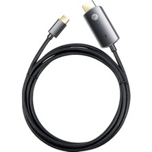Tr 1.8 Metre USB Type-C (Erkek) To HDMI 4K/60Hz (Erkek) Dönüştürücü Çevirici Adaptör