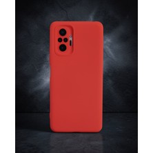 TeknoKapsül Xiaomi Redmi Note 10 Pro Kılıf Nano Içi Kadife Silikon - Turuncu