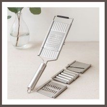 Ecotrend 3'ü 1 Arada Metal Rende Seti (Rende, Soyacak, Dilimleme) ECO123