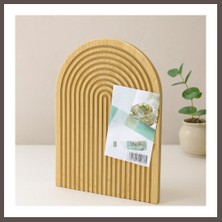 Ecotrend Bambu Servis Tepsisi Sunum Tahtası 22X32 cm (Çift Taraflı) ECO123