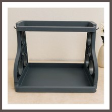 Ecotrend Mutfak Tezgah Üstü Düzenleyici Organizer - Gri ECO123