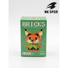 Tr Nk Spor Mikro Yapım Blokları - Sevimli Hayvanlar Serisi (Tilki ve Tavşan Seçenekli Mini Bricks Zeka Oyuncağı) (Tavşan)