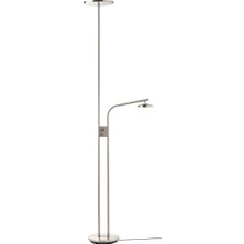 Tr Yer ve Okuma Lambası, Nikelaj Kaplama, 180 Cm, Reostalı
