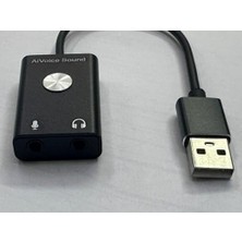 Tr Aivoice Ses Kartı Kablolu USB Ses Kartı Ses Çeviri Için USB Ses Kartı