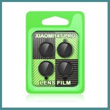 Trendexa Mi 14T Pro Uyumlu Raze Metal Kamera Lens - Siyah Mac