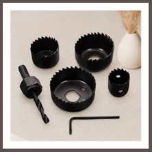 Ecotrend Buat Delik Açma Seti 6'lı 32-38-44-54 mm 3/8'' Hex ECO123