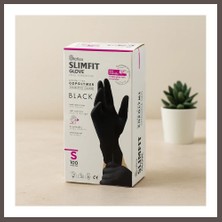 Ecotrend Pudrasız Siyah Muayene Eldiven S 100'LÜ ECO123