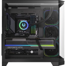Bitfenix P100 750W 80+ Bronze Atx 3.1 Tempered Glass Frgb Siyah Atx Mid Tower Kasa (BFC-P13B75KKGSK-4F)