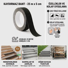 AY MAGNET Merdiven Kaydırmaz Bant 5 cm 25 mt