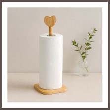 Ecotrend Bambu Kağıt Havluluk 12X12 cm Kalp Başlı Sap 28.5 cm ECO123