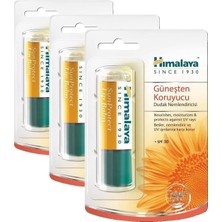 Tr Güneş Koruyucu Spf 30 Dudak Kremi, Lip Balm, Nemlendirici, BESLEYICI,%100 Doğal Renk, Silikon Içermez, 4,5 gr (3 Paketi)