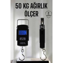 Tr Ağırlık Ölçer 50 kg El Terazisi El Kantarı Pilli LED Ekran