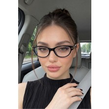 Ren Eyewear Tessa Siyah Blue Block Mavi Işık Filtreli Bilgisayar Gözlüğü Kadın 52 Ekartman