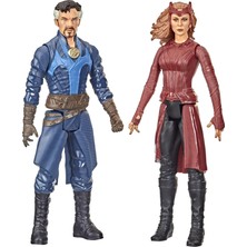 Tr Avengers Titan Hero Serisi Doctor Strange In The Multiverse Of Madness Oyuncakları, Doctor Strange The Scarlet Witch 30 cm Ölçekli 2'li Paket