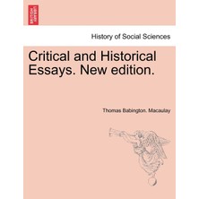Step Kitap Critical And Historical Essays. New Edition.