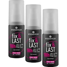 Tr Fix & Last 18H Long-Lasting Make-Up Fixing Spray (3 Paketi)