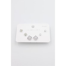 OFİ Çoklu Set Küpe - Gümüş