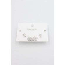 OFİ Çoklu Set Küpe - Gümüş