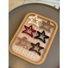 OFİ 12'li Kemik Metal Tırmık Toka - 6cm - Çok Renkli