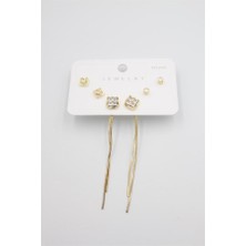 OFİ Çoklu Set Küpe - Altın